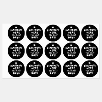 Etiquetas Os Aniversários Foram Os Melhores Dias, Festa Hip