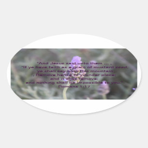 Etiquetas ovais da lavanda da escritura cristã da