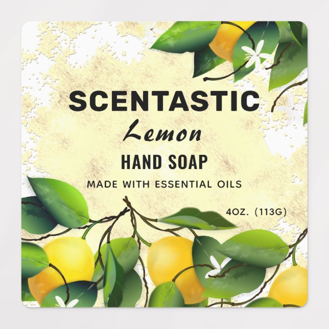 Etiquetas Pacote de Fruta de limão (Design 1)