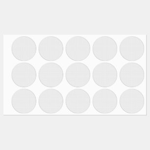 Etiquetas Padrão geométrico branco e cinza com encravamento