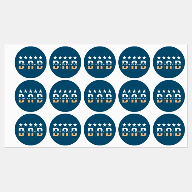 Etiquetas Pai Limited Edition (Folha)