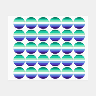Etiquetas Paleta da bandeira de homens gays inclusiva trans
