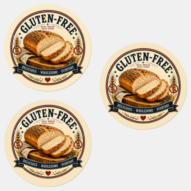 Etiquetas Pão sem glúten (Grupo)