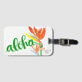 Etiquetas para Bagagem / Mala Aloha Bird of Paradi