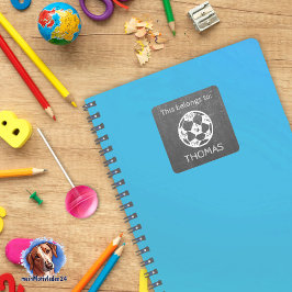 Etiquetas para crianças - conselho de futebol | im