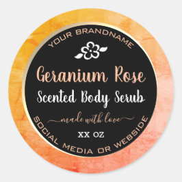 Etiquetas para embalagem de produtos em branco Cor