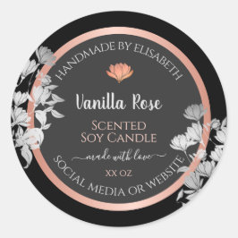 Etiquetas para embalagem de produtos em preto e Ci