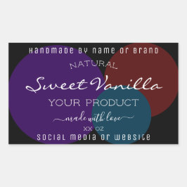 Etiquetas para empacotamento de produtos elegantes