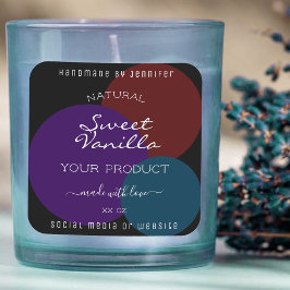 Etiquetas para empacotamento de produtos elegantes