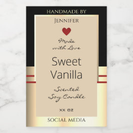 Etiquetas para empacotamento de produtos elegantes