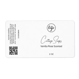 Etiquetas para empacotamento de sabão branco editá