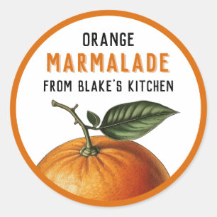 Etiquetas para enlatamento de Marmelada de laranja