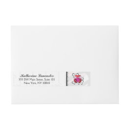 Etiquetas Para Envelope Amor de Borboleta | Batida do Amor Decorativo