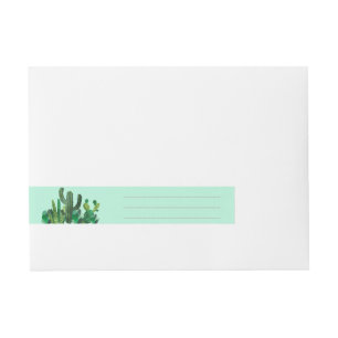 Etiquetas Para Envelope Cactus, Succulents, To From, Crafty,