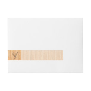 Etiquetas Para Envelope Decoração de Grãos de Madeira de Cabelo Branco
