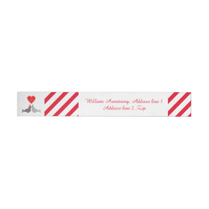 Etiquetas Para Envelope Fixe de Fecho de Natal Personalizado