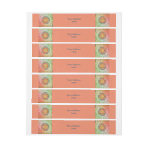 Etiquetas Para Envelope Flor Da Vida / Blume des Lebens - Ornamento I