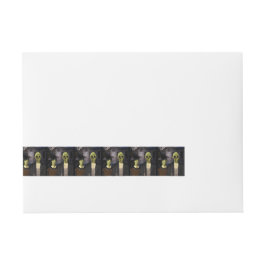 Etiquetas Para Envelope Halloween Gótico Americano