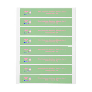 Etiquetas Para Envelope Lagarta do Orgulho Transgênero LGBTQIA para Borbol