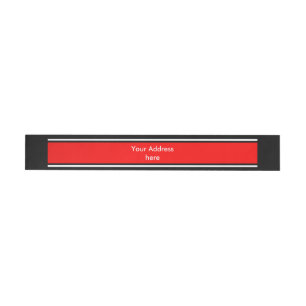Etiquetas Para Envelope LISTRAS dos ESPORTES - branco preto vermelho + seu