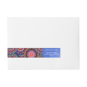 Etiquetas Para Envelope Padrão Chico Bohemian Boho Hippy