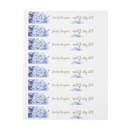 Etiquetas Para Envelope Romantic Field purple Flowers