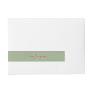 Etiquetas Para Envelope Rosas Burgundy Folhagem Verde Sage Casamento