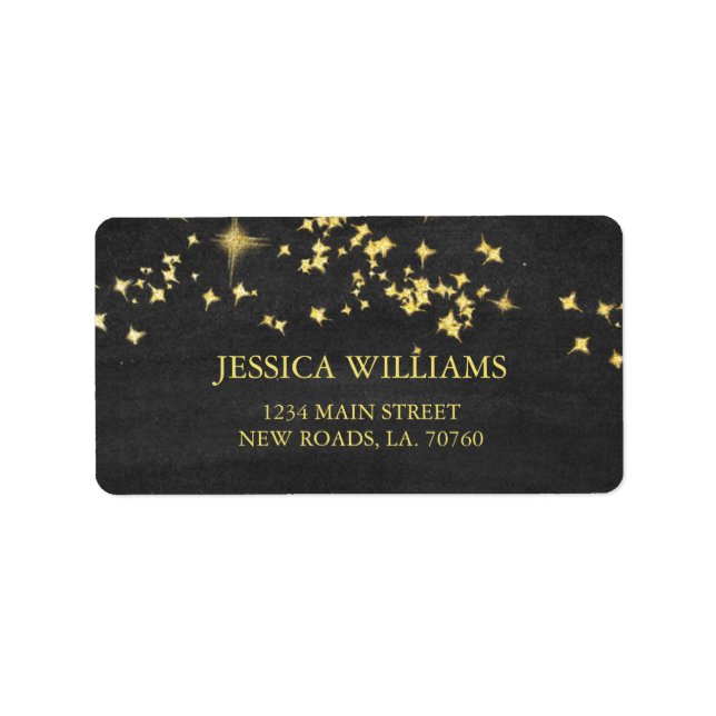 Etiquetas para envio de noites estreladas (Frente)