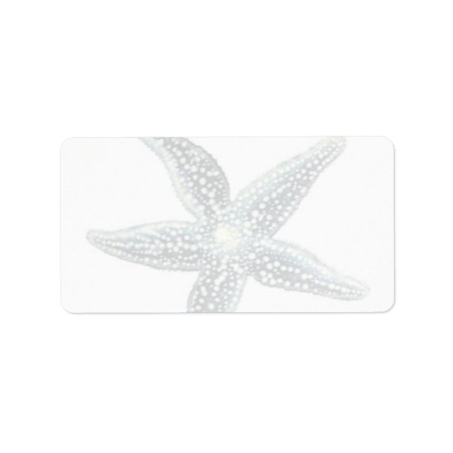 Etiquetas para envio de peixe estrelado (Frente)