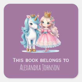 Etiquetas para Lavandas da Princesa e Unicórn