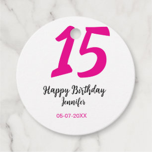 Etiquetas Para Lembrancinhas 15 aniversário quiencenera adicionar data ano mode