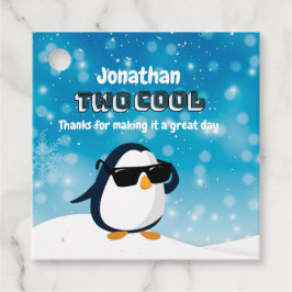 Etiquetas Para Lembrancinhas 2º Aniversário Dois Pinguins Meninos Legais