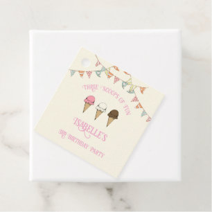 Etiquetas Para Lembrancinhas 3 amostras do festival de diversão do Sorvete aniv