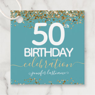 Etiquetas Para Lembrancinhas 50º Aniversário doElegante Scripts Favoráveis
