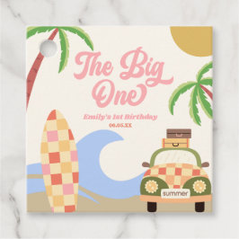 Etiquetas Para Lembrancinhas A Grande Festa de primeiro aniversario Rosa Surf d