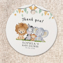 Etiquetas Para Lembrancinhas A Little Wild One Safari Animals