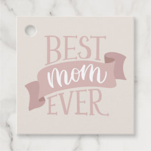 Etiquetas Para Lembrancinhas A melhor mãe de sempre. Dia de as mães cor-de-ro