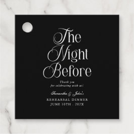 Etiquetas Para Lembrancinhas A Noite Antes Jantar de Rehearsal Obrigado