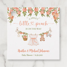 Etiquetas Para Lembrancinhas A Sweet Little Peach Clothesline Girl Baby Shower