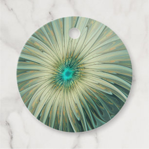 Etiquetas Para Lembrancinhas Abstrato Sage Green Fantasy Flor Personalizado Fra