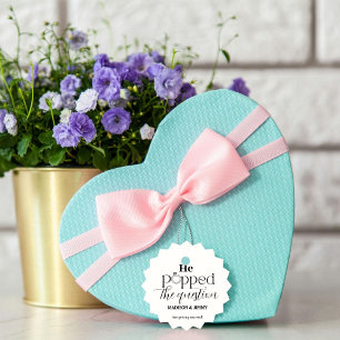 Etiquetas Para Lembrancinhas Adesivo de festa de noivado, ele fez o pedido