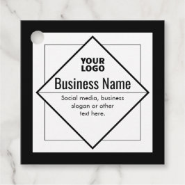 Etiquetas Para Lembrancinhas Adicione o Seu Logotipo Modelo Personalizável