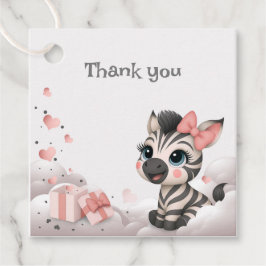 Etiquetas Para Lembrancinhas Adorável pequeno zebra de desenho animado 