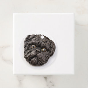 Etiquetas Para Lembrancinhas Affenpinscher Inspirado em 3D