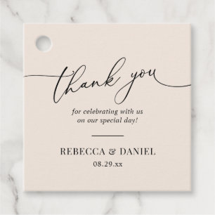 Etiquetas Para Lembrancinhas Agradecimento de Casamento Boho Blush Terroso Eleg