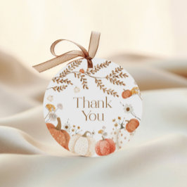 Etiquetas Para Lembrancinhas Agradecimento do Chá de Bebê do Outono da Abóbora