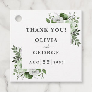 Etiquetas Para Lembrancinhas Agradeço Floral Casamento Verde Oliva Country