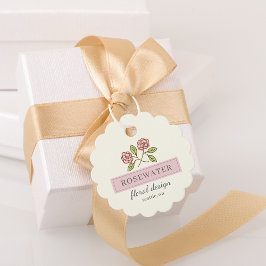 Etiquetas Para Lembrancinhas Água de Rosas Pequena Empresa