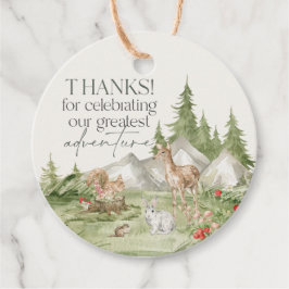 Etiquetas Para Lembrancinhas Aguardam Animais Da Floresta