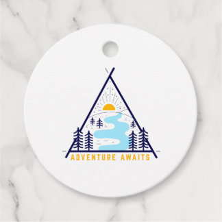 Etiquetas Para Lembrancinhas Aguardam aventura de acampamento